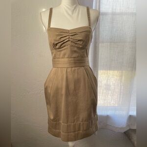 Aritzia Wilfred Tulip Bustier Adjustable Strap Mini Dress
